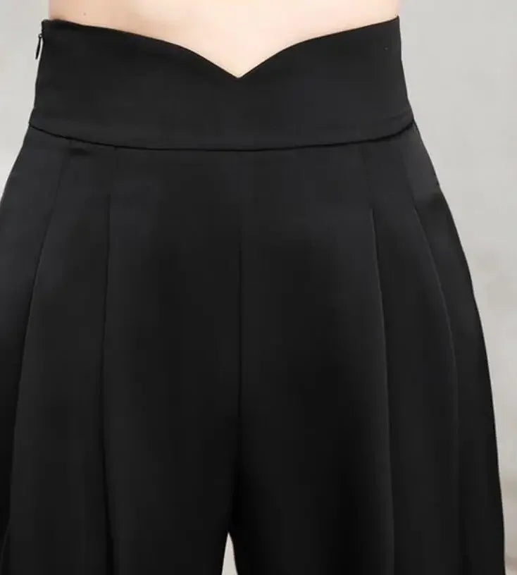 Trousers for Woman Pencil Solid Clothing Black Women's Pants High Waist Y2k Streetwear Autumn Cotton Elastic G Classic Quality