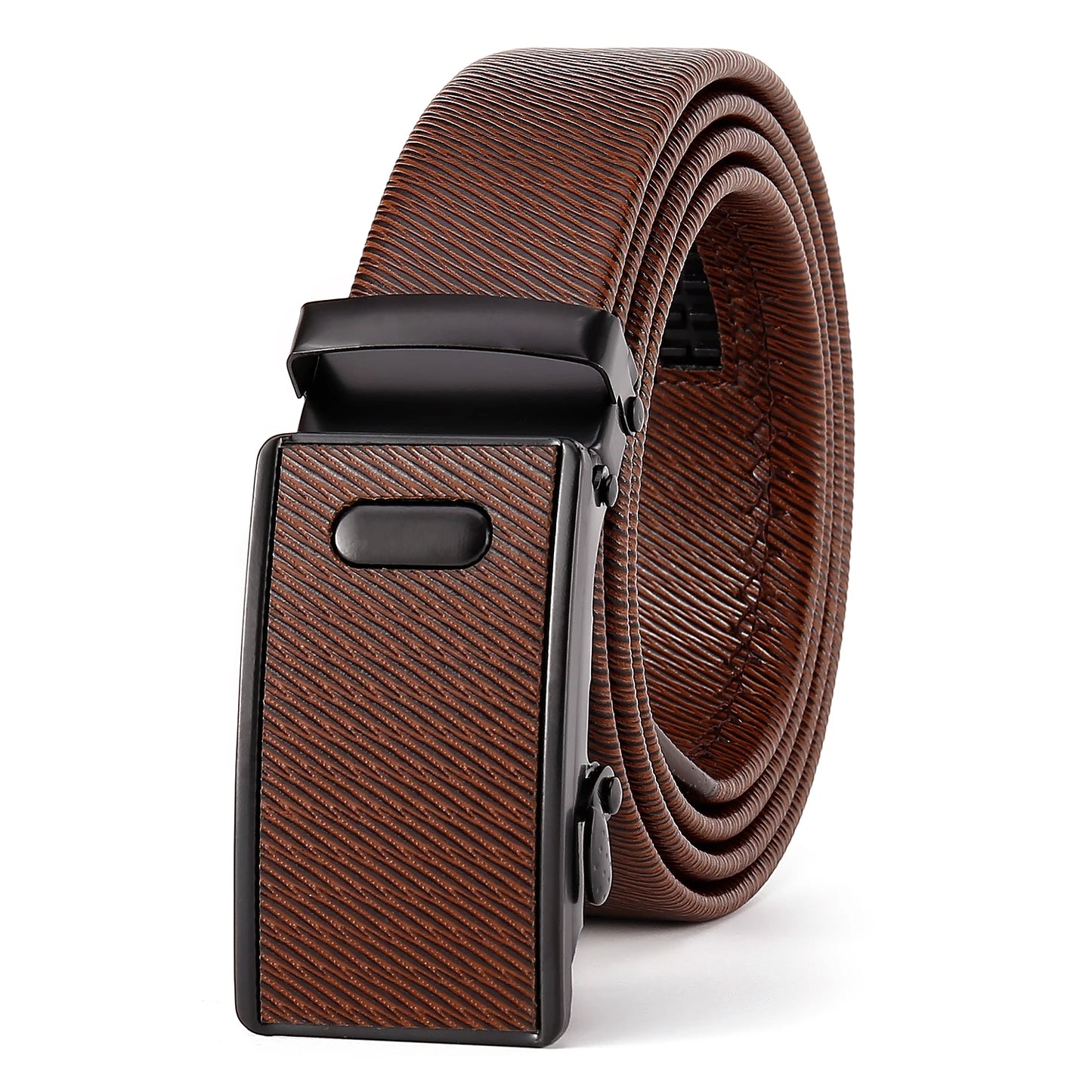 Men's fashion belt, durable for work, business and daily commuting. Automatic buckle, a great gift. S design.