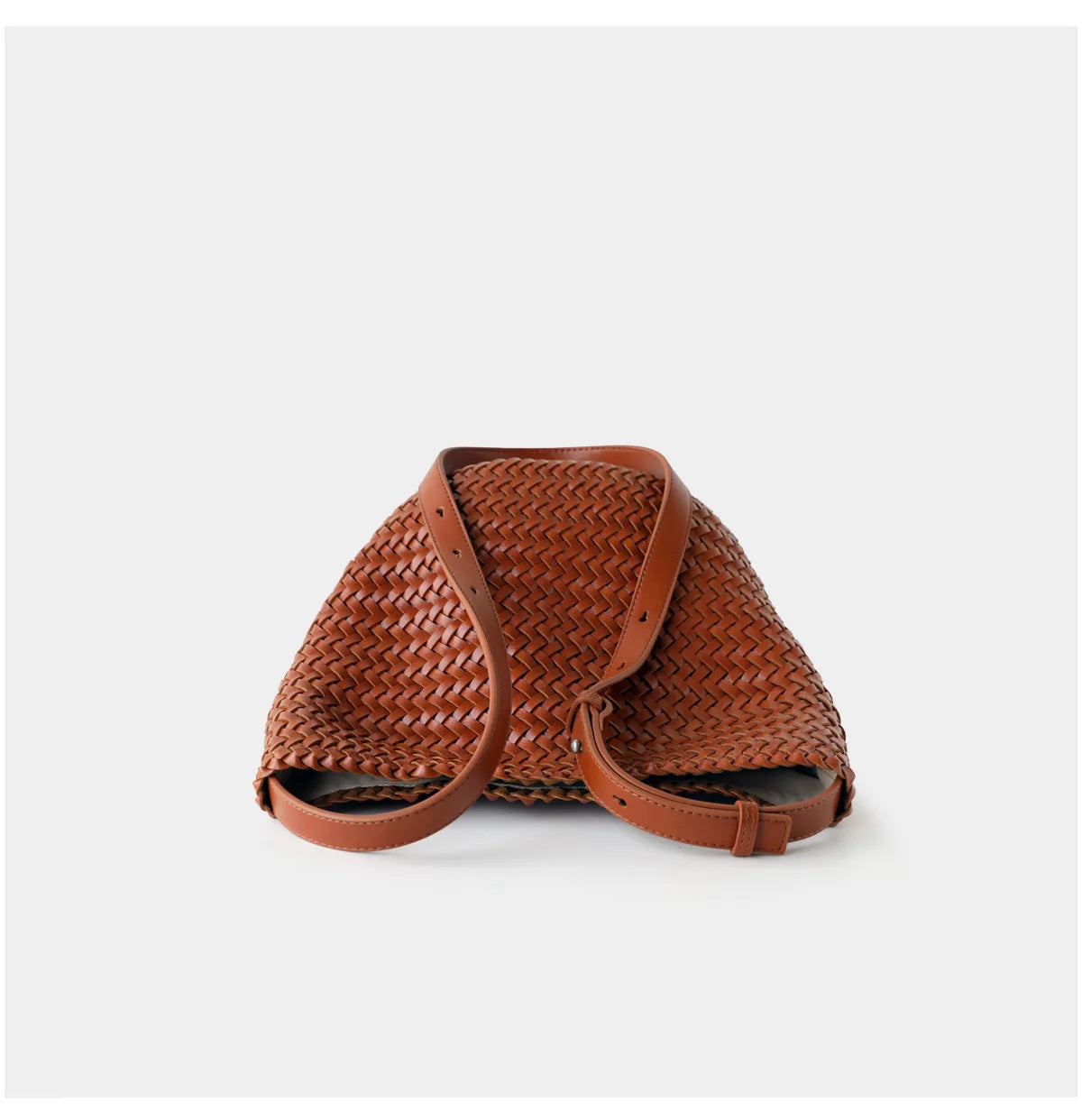 Motingsome Handwoven Bag Women's Bucket Luxury Designer Bags Niche Casual Bucket Bag Handmade French Retro Shulder Purse 2025