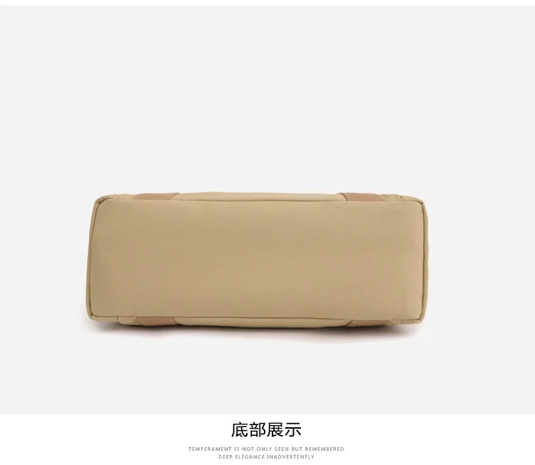 Women's handbag Fashionable Women's Canvas Top-Handle Bag for Daily Commuting and College Style Student Outfit Shoulder Bag