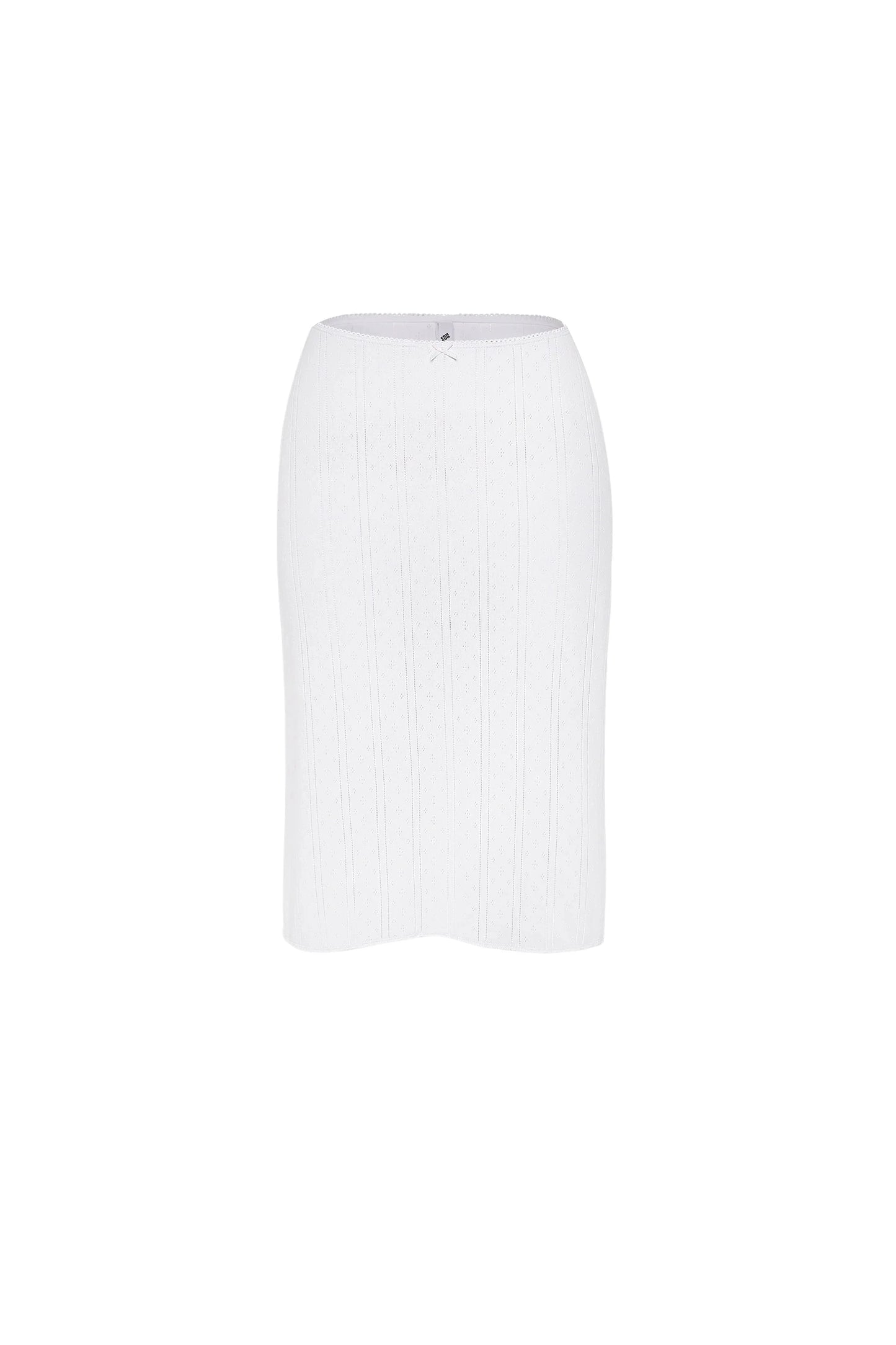 COUCOU The Slip Skirt Black and White