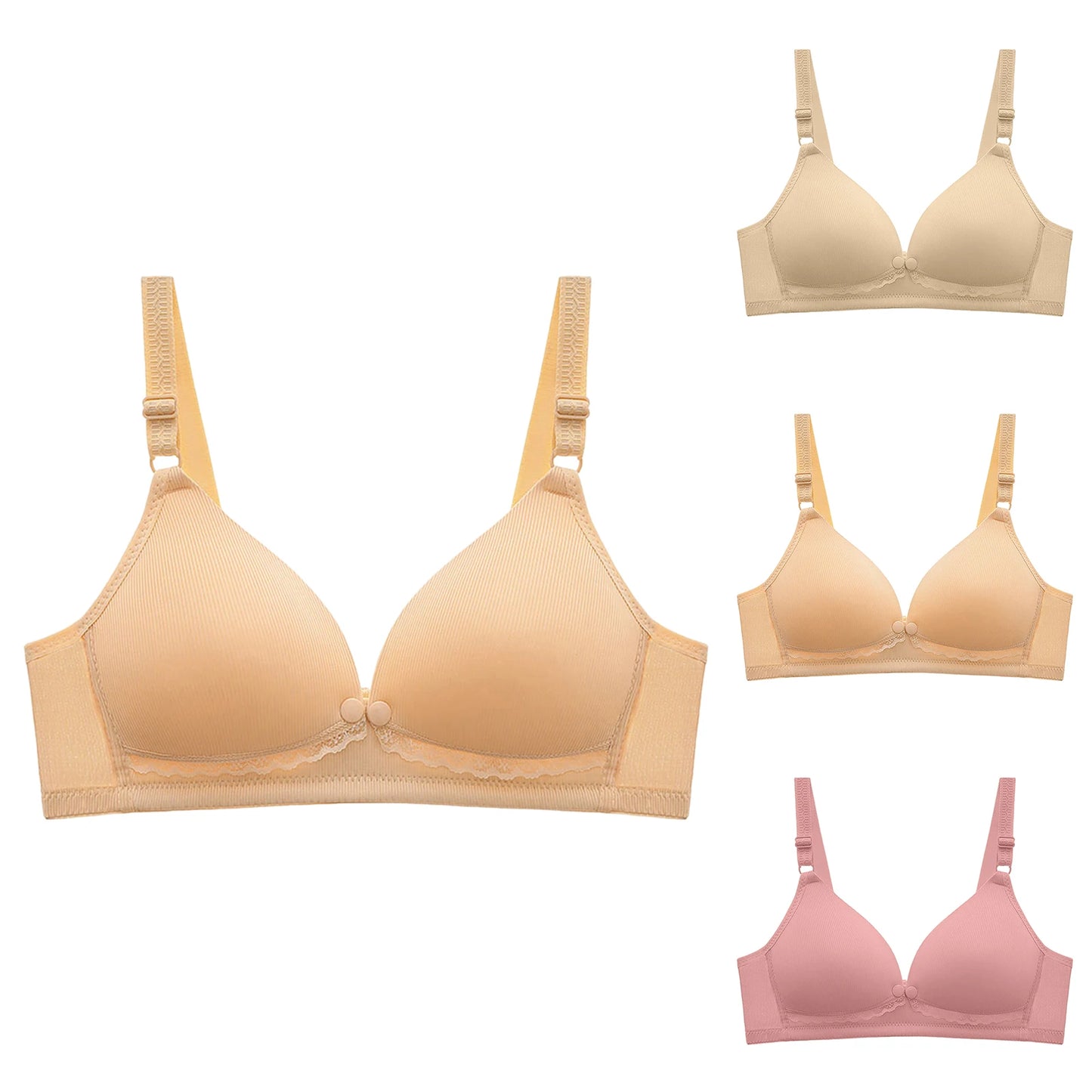 Maternity Nursing Bra for Women Soft Wireless Comfortable Support Front Opening Breathable Seamless Feeding Bra Postpartum Wear