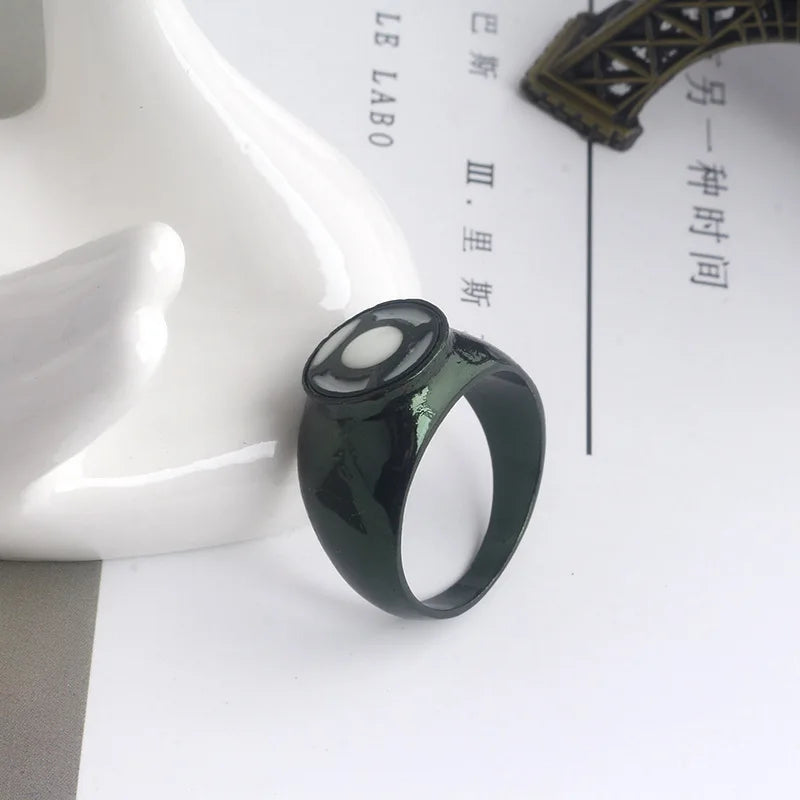 New Fashion Movie ring Luminous Ring For Women Men Glow In Dark Player 1/2 Gaming Ring Adjustable Finger Rings Jewelry Gift