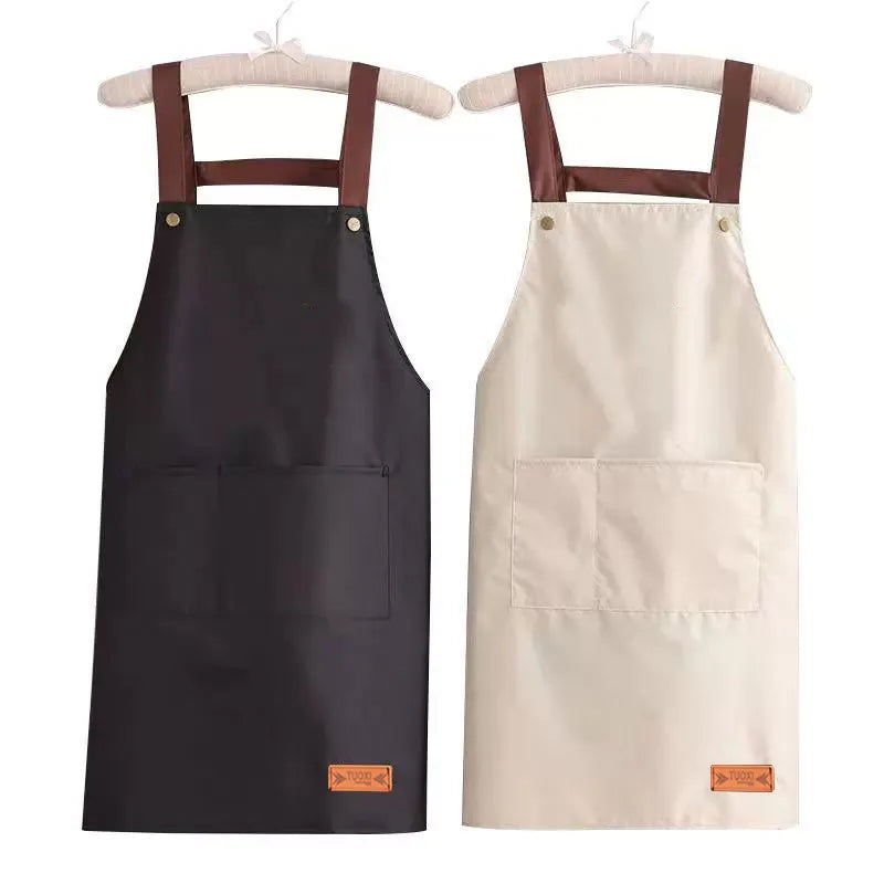 Kitchen Waterproof And Oil-resistant Apron, Work Uniform For Both Men And Women In The Catering Industry, Customizable Logo Prin