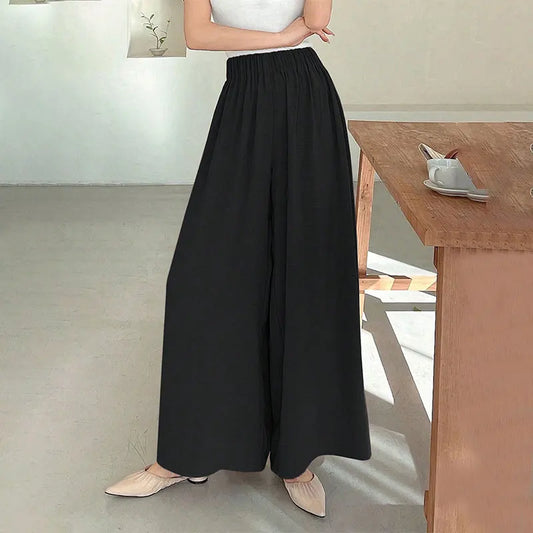 New Women's Trousers Summer Streetwear Fashion Casual Slim Knitted Pants Clothing Black Sexy Elegant Female Versatile Trousers