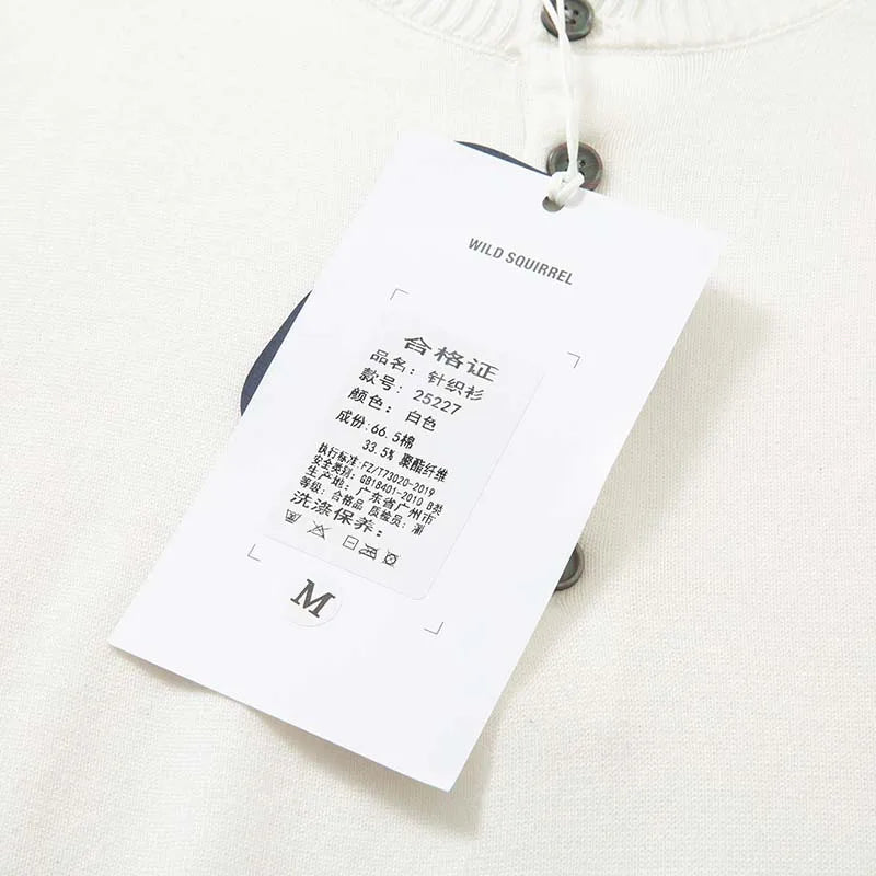 Sweater for Men Pullovers Old Money Man Knitwear Short Sleeve Knit Jumpers Solid Cotton High End Casual Vintage Sweaters 2025