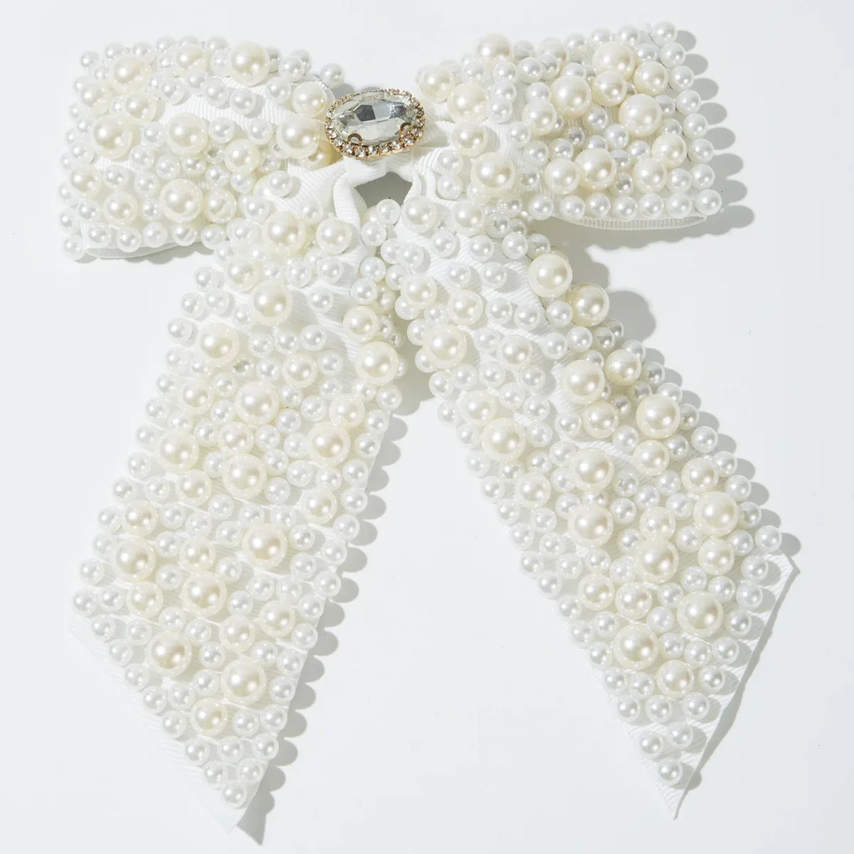 Bridal Bow Hair Clips Heavy Beading Fashion Spring Clip Beautiful Women’s Hair Accessories Elegant Wedding Gift Hair Accessory