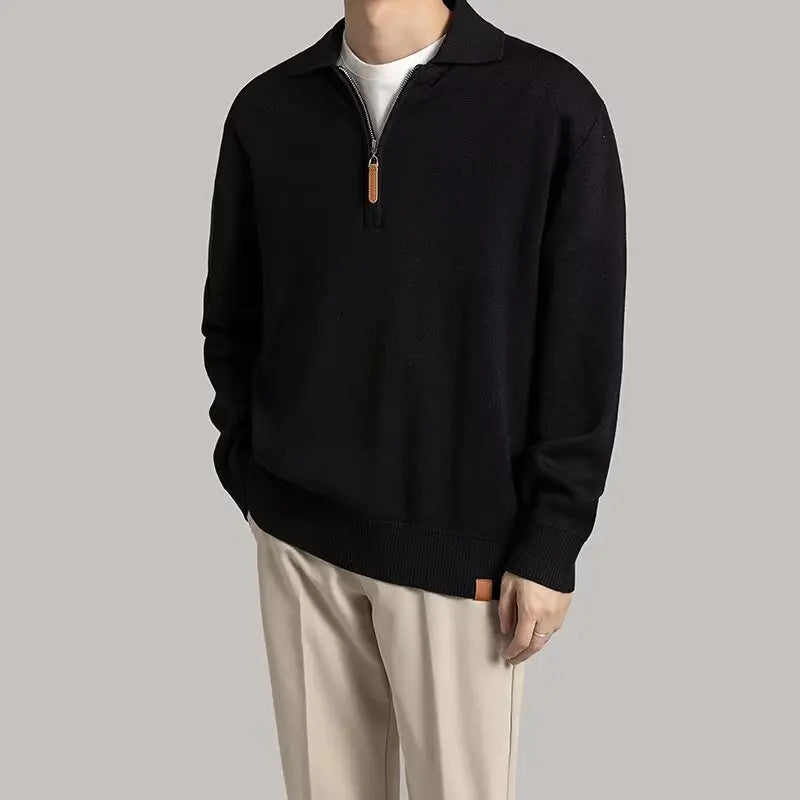 Sweater Men Spring Autumn Pullover Knit Knitwear Male Coat Mens Jumpers for Men Korean Reviews Clothes Men's Sweaters Ami Jersey