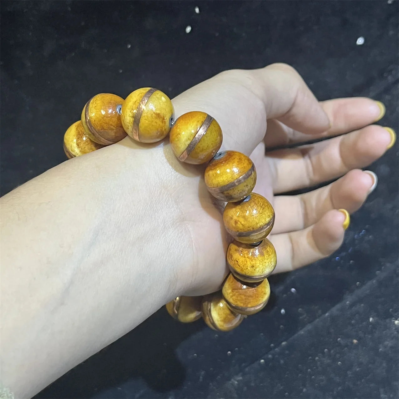 Jewellery bangles for women pulsera hombre charm Tibetan yak bone bead bracelet personalized ethnic style unisex gift Rosary