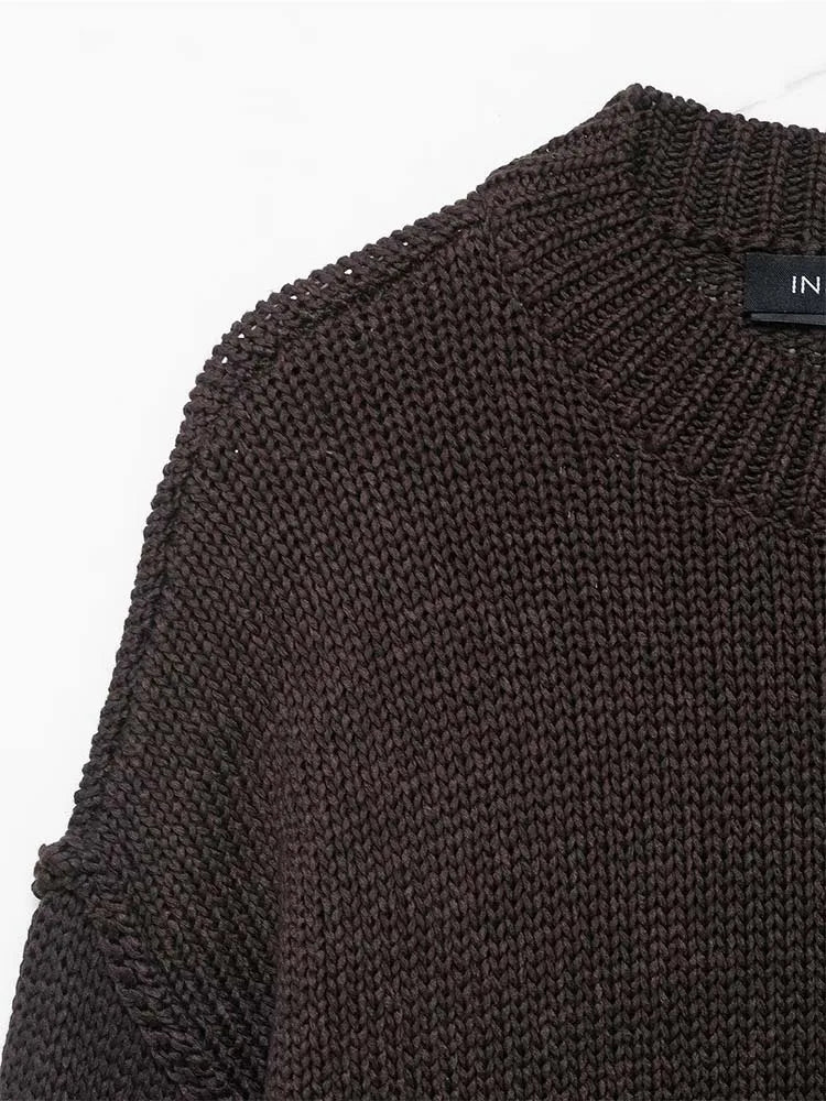 Women Sweater Pullover 2025 Autumn Winter New Fashion O-Neck Long Sleeves Women Sweater Pullover Elegant Hight Street Top
