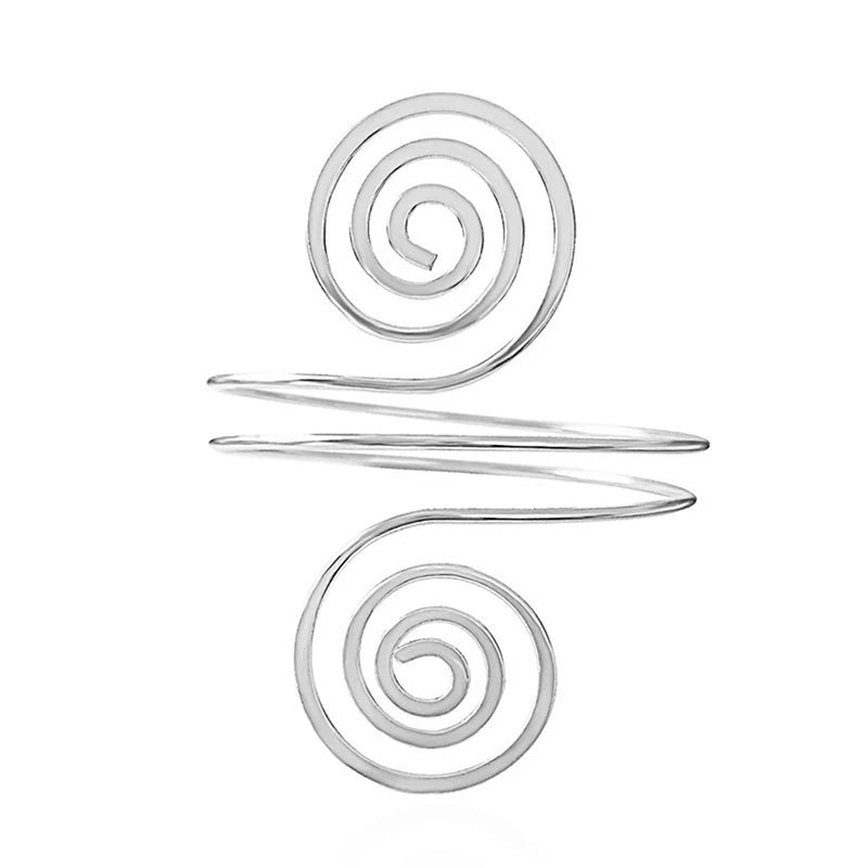 Fashion Arm Bracelet for Women Girls Mental Open Upper Arm Bangle Bracelet Simple Adjustable Armlet Armband