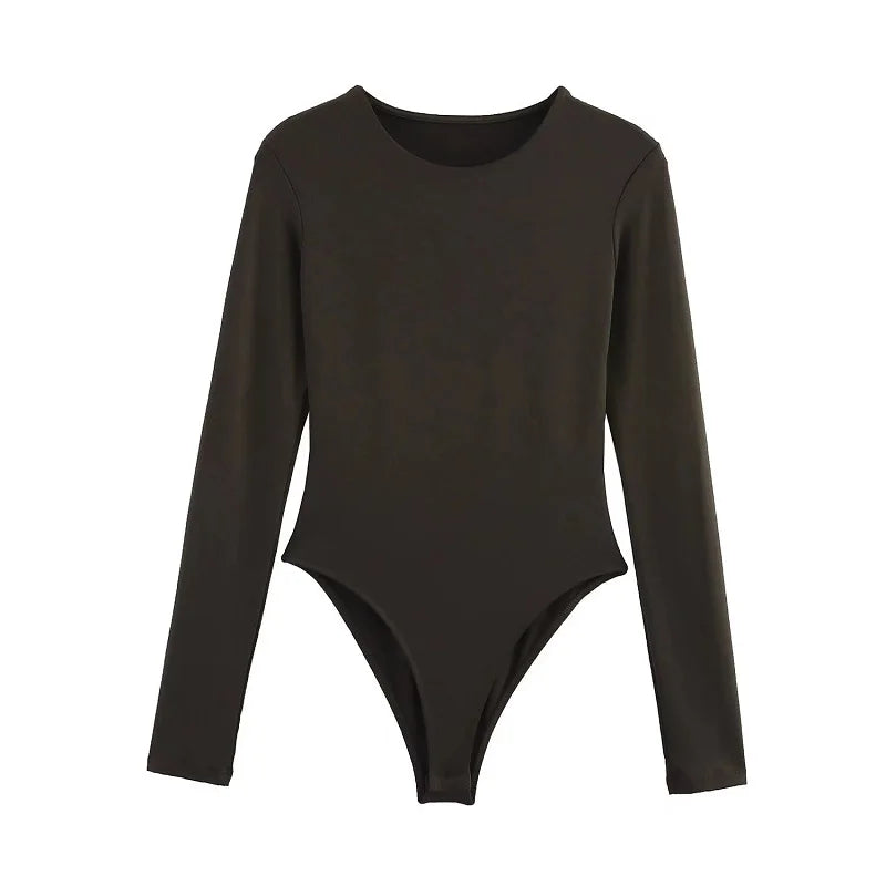 MUJER 2025 Bodysuit Women Sexy Bodys for Women Bustier Body Ladies Top Long Sleeve Bodysuits Woman Summer Tops Outfits Lingerie