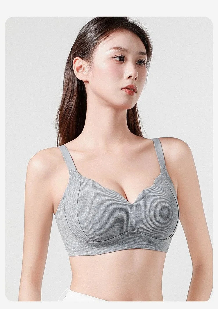 Wireless Lightly Lined Bra for Women Small Bust Support Anti Sagging Flexible Comfort Everyday Wear Enhancement S-XL BANERDANNI