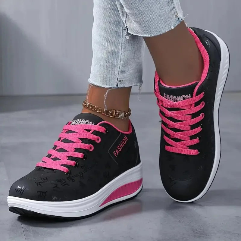 Shoes for Women Sneakers Casual Sports Shoes Comfortable Wedge Woman Sneakers Non Slip Slippers Casual Swinging Shoe Woman Shoes