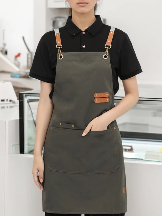 Apron For Kitchen Women Waiter Uniforms Cook's Clothes Man Food Service Philippines For Chef Fartuch Kuchenny Delantal Camarero