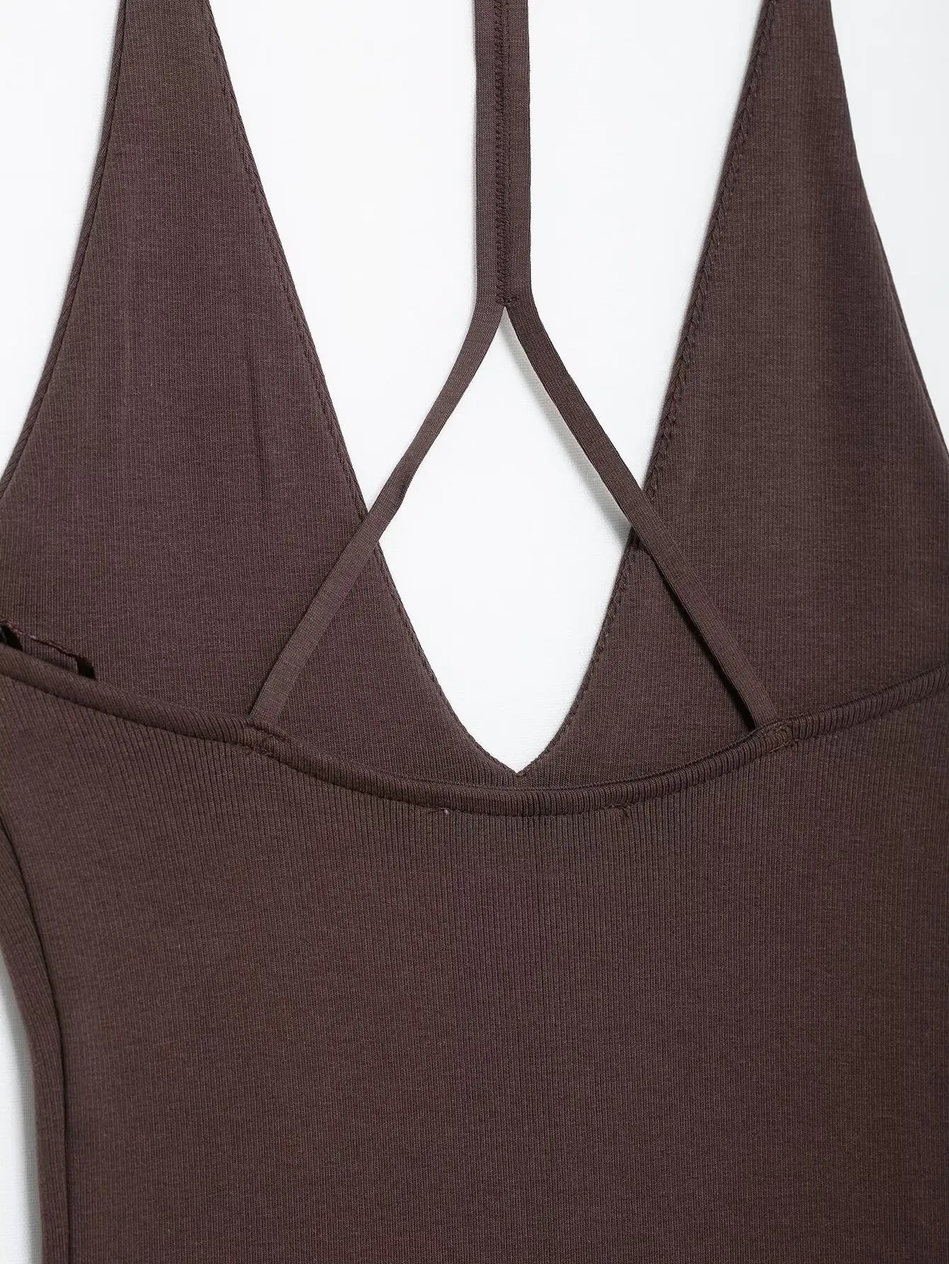 Women Fashion Sexy  Bodysuit Backless Tops Slim Women Top Chic V Neck Sling Body Suits Summer Female High Street Outwear