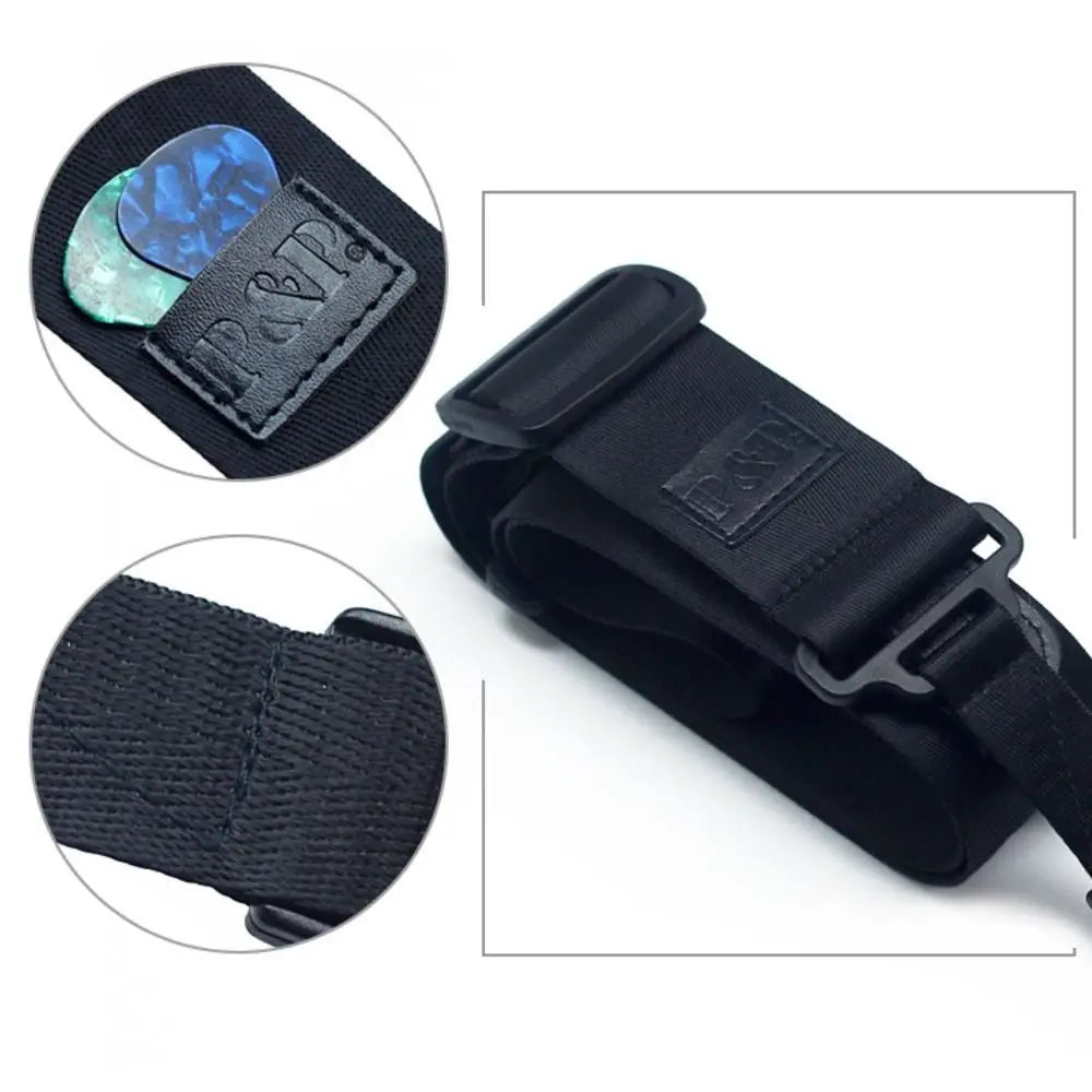 Bass Belts Nylon Guitar Strap Adjustable Strap Printed Electric Guitar Belts Colorful Universal Guitar Shoulder Belt Bass