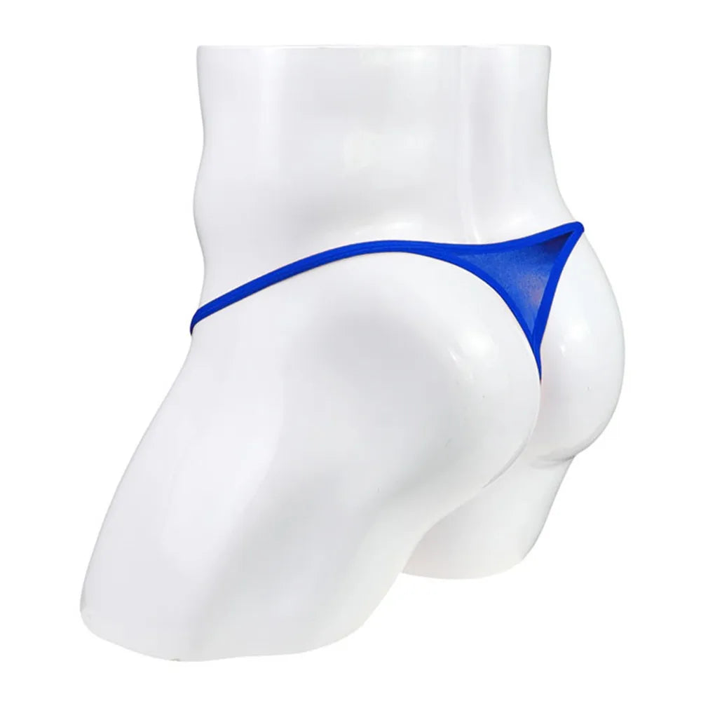 Panties Men Briefs All Seasons Male Penis Sleev Pouch T-back Thong Underpants Bikini Breathable G-string Hollow