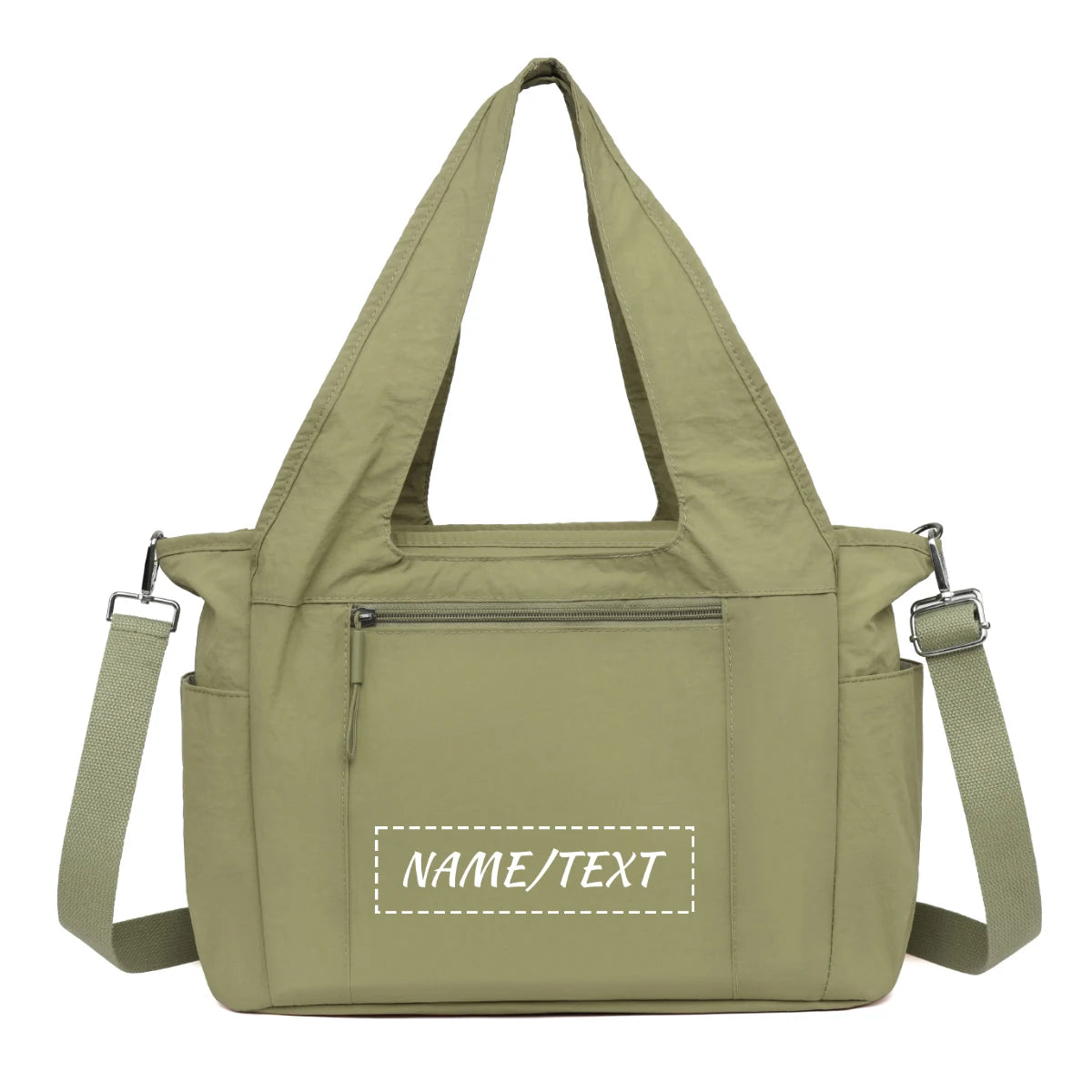 High-end logo canvas handbags, large-capacity handbags, commuter shoulder bags, college students' class schoolbags,exclusive di