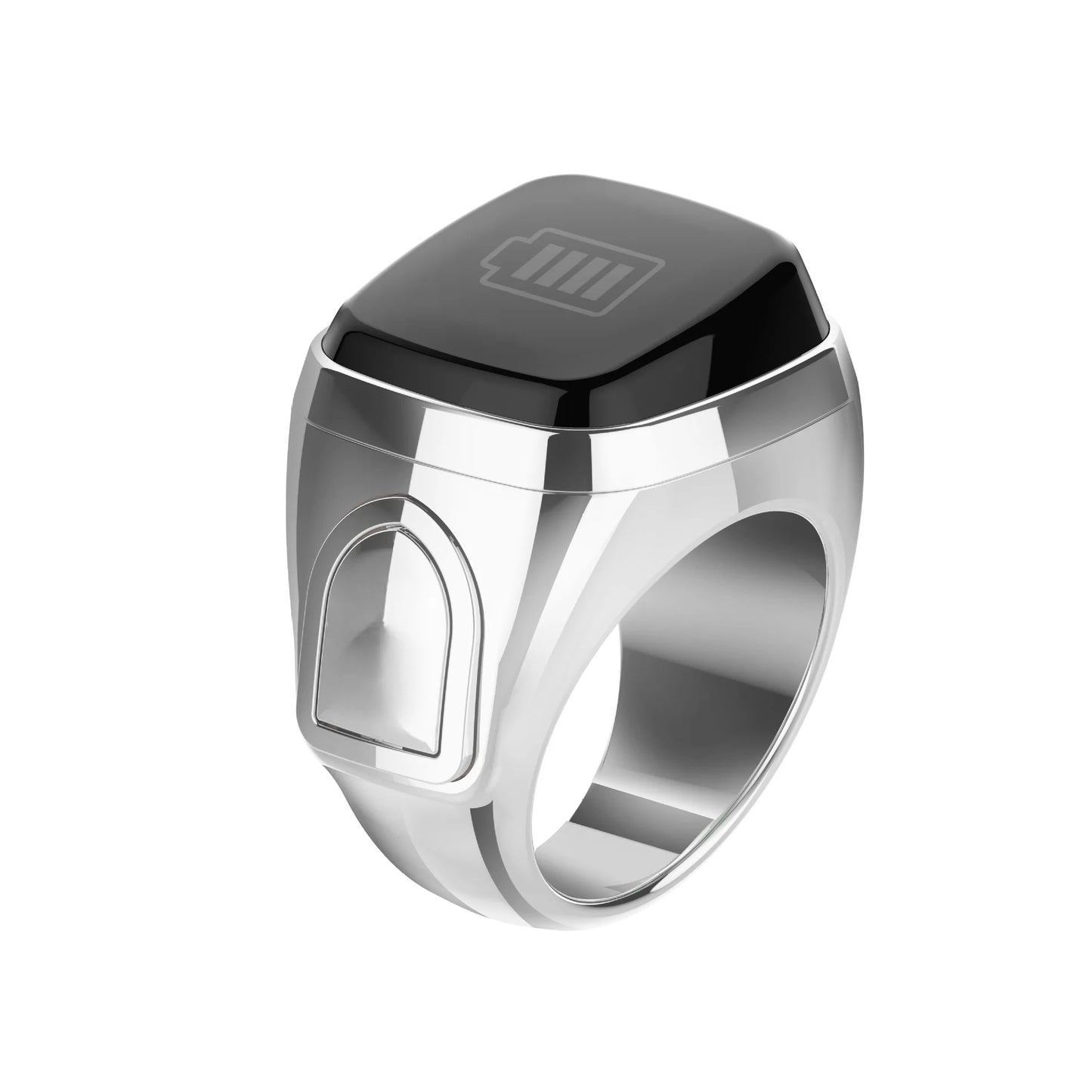 Metal Ring with Charging Compartment, Digital Display Counting, Smart Ring, Bluetooth Electronic Finger Counter