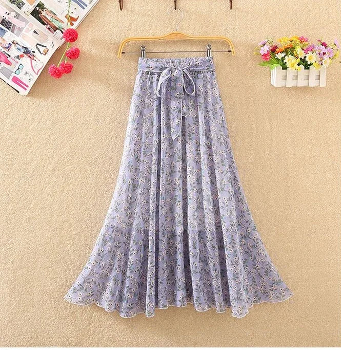 Skirts for Women Summer 2025 A Line High Waist Woman Skirt Casual Trend Modest Vintage Cheap Quality Korean Fashion Style Y2k V