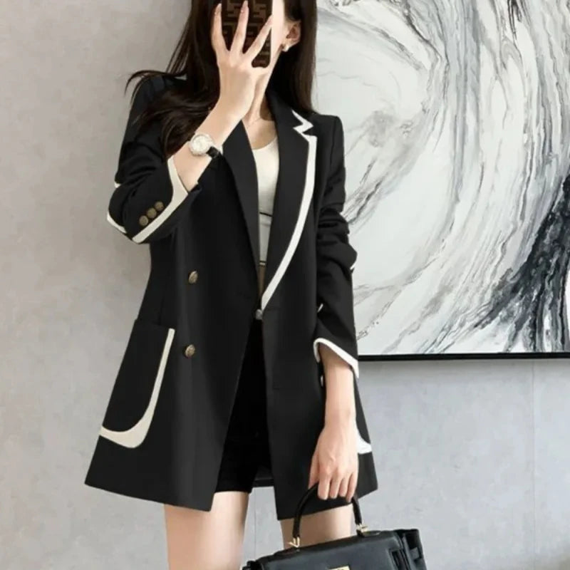 Outerwears High Quality Spring Autumn Coats for Women 2025 New Arrivals Blazer Woman In Promotion Elegant and Youth Deals Jacket