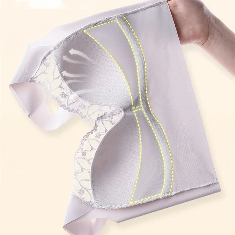 Beautiful Back Bra For Women, Fixed Cup, Adjustable, Seamless Push-up, Secondary Breasts, Anti-sagging, Lace Vest Bra
