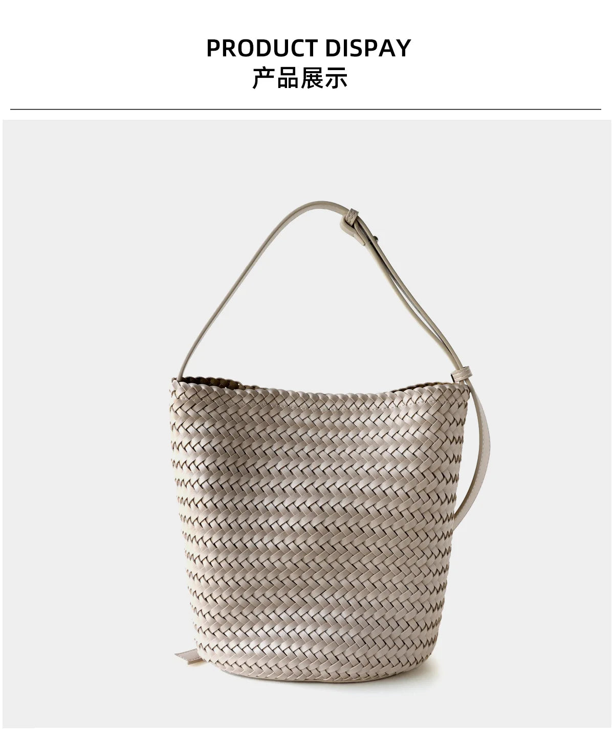 Motingsome Handwoven Bag Women's Bucket Luxury Designer Bags Niche Casual Bucket Bag Handmade French Retro Shulder Purse 2025