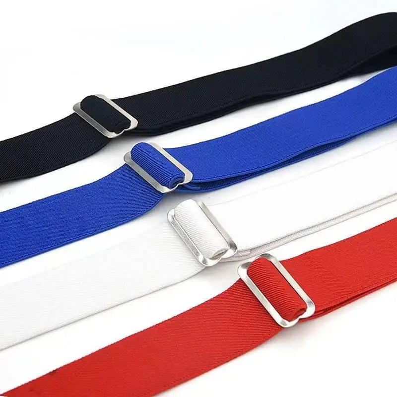 Baseball Belt Men's Belt Club Leisure Elastic Belt Sports Girl Softball Metal Buckle Elastic Belt