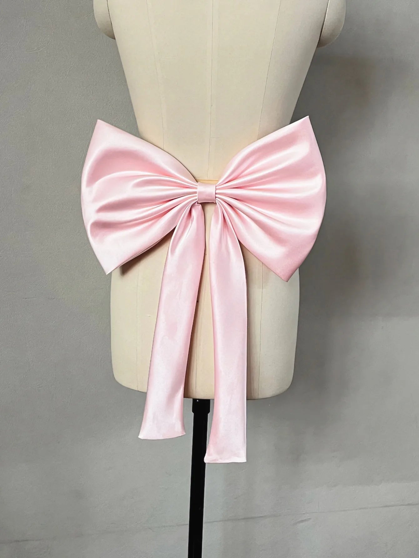 Bridal Detachable Satin Bow Women's Wedding Dress Accessories Bride Bow