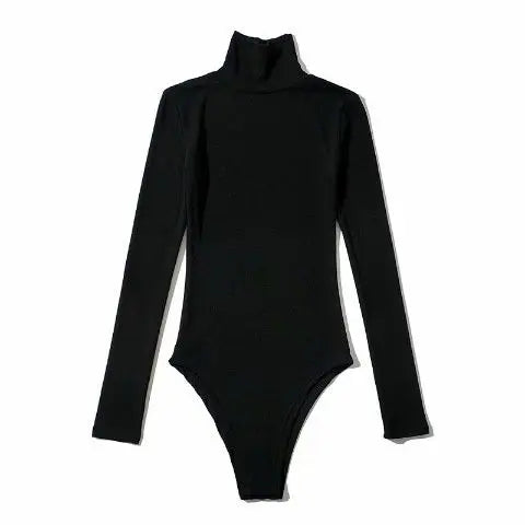 Long Sleeved Bodysuits Women Sexy High Street Chic Skinny Cozy American Style Hotsweet Lady Tops Y2K Clothing Turtleneck Autumn