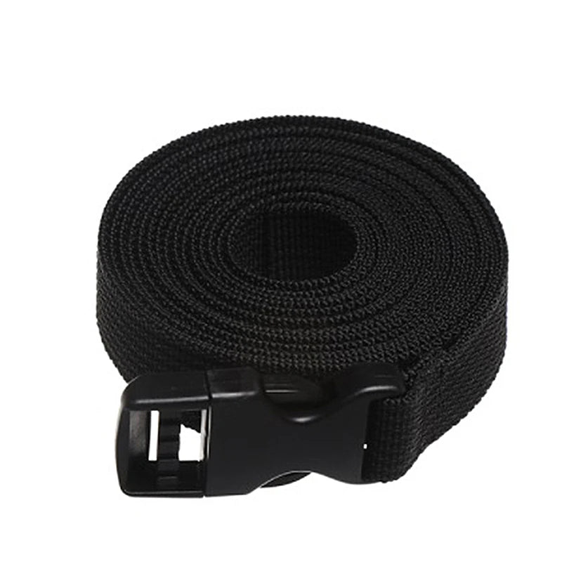 Travel Tied Nylon Cargo Tie Down Luggage Black Durable Lash Belt Strap With Cam Buckle Travel Kits Outdoor Camping Tool