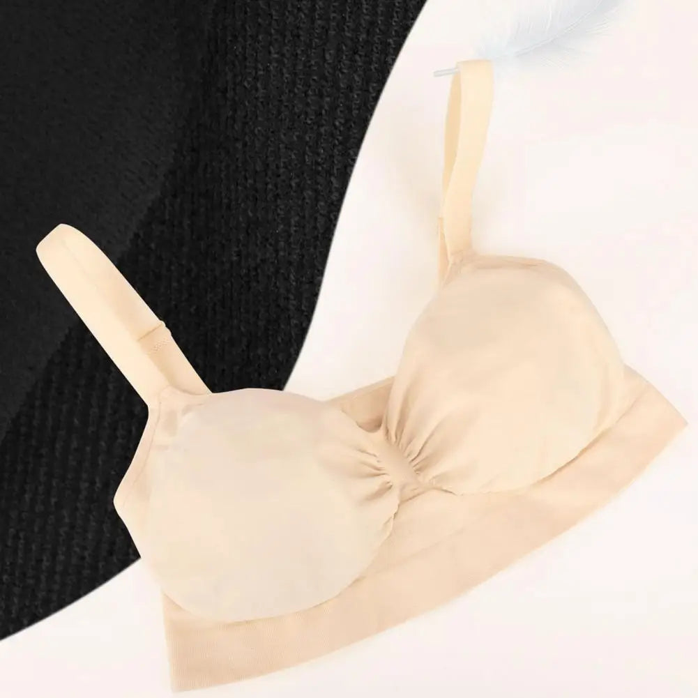 Sports Bras for Women Wireless Soft Workout Bra Full Coverage Push Up Bralettes Seamless Crop Cami Bra for Yoga Fitness