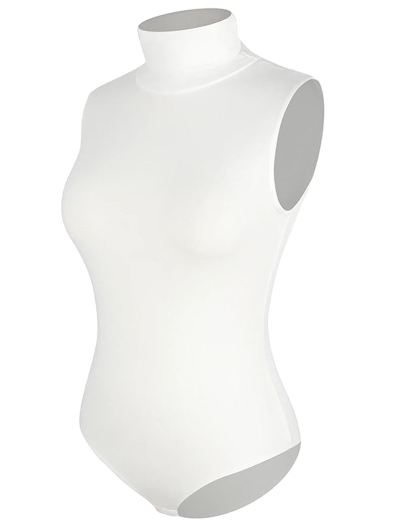 Bodysuit for Women Tummy Control New Tops Body Shaper Compression Butt Lifting Shapewear High Collar Sleeveless Bodysuits