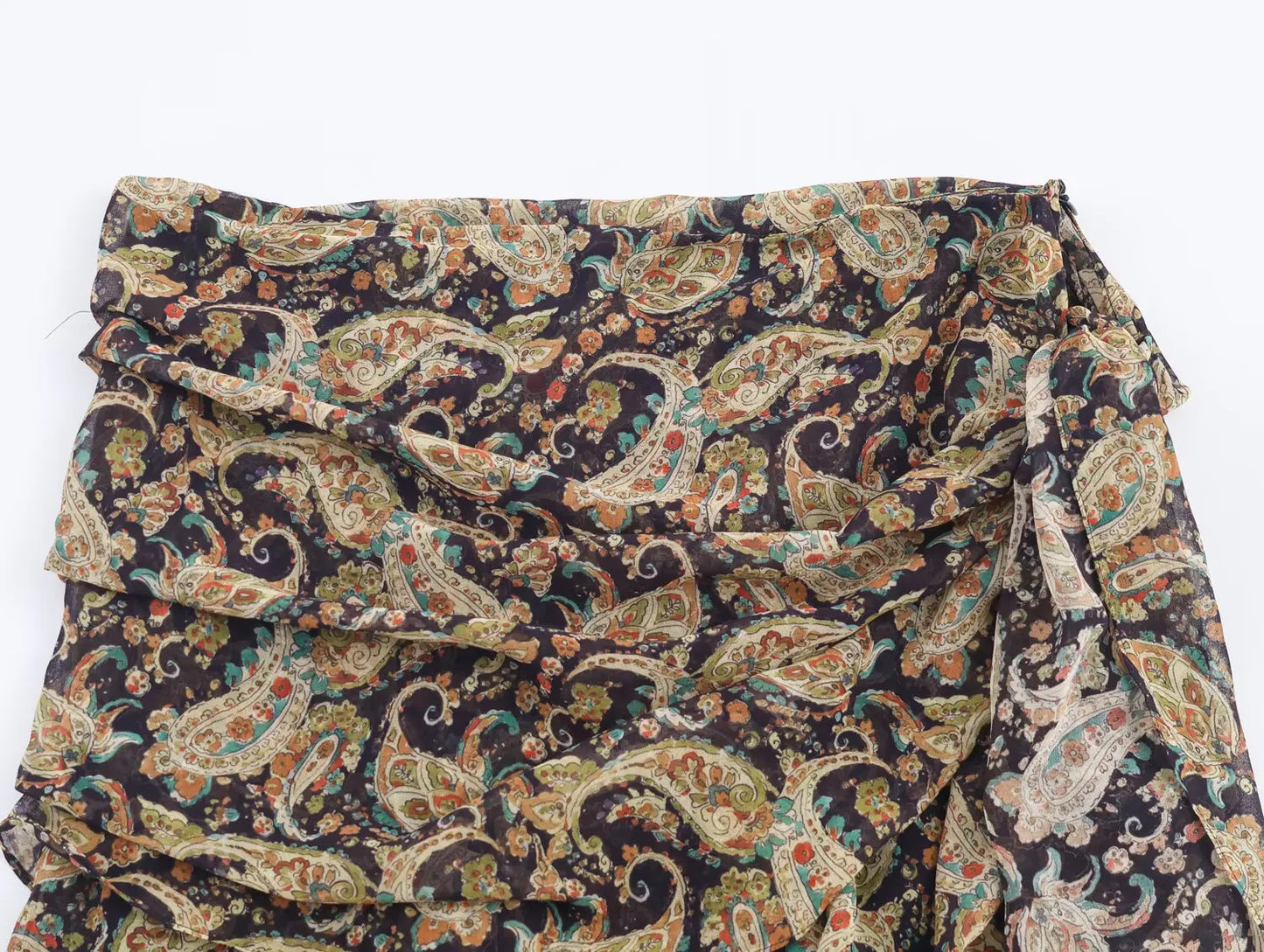 Women Wrinkle Skirts 2025 Women Summer Autumn New Fashion Leisure Print High Waist Skirts Women Elegant Party Skirts