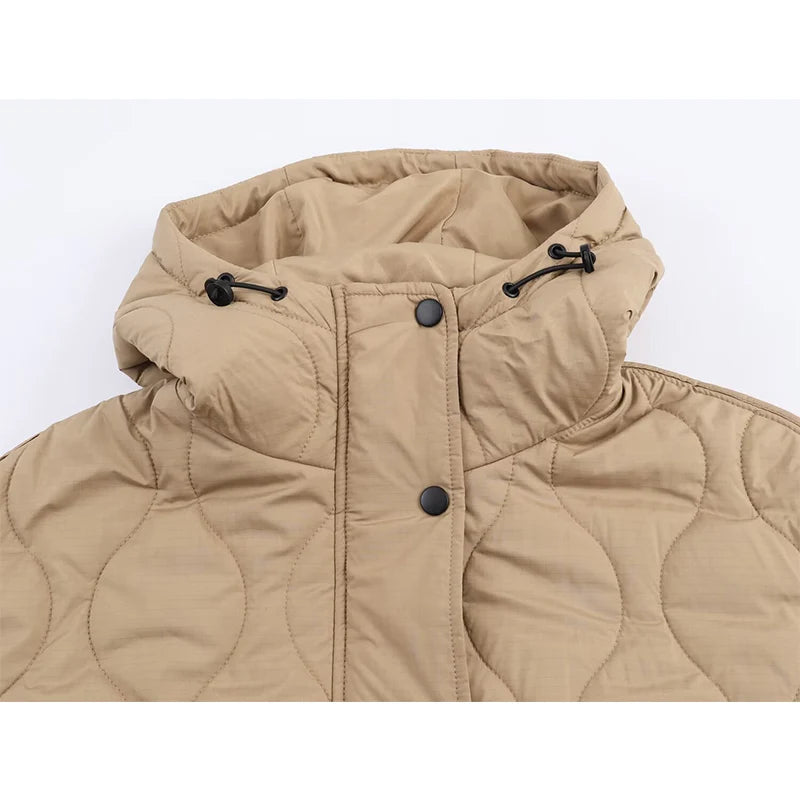 2025 Winter Jacket For Women Hooded Waterproof Parka Coat Female Long Sleeve Jackets Woman Fashion Street New Outerwears