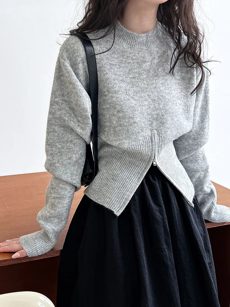 Sweater Women Winter Pullover Girls Sweater Oversize Knitting Tops Vintage Long Sleeve Fall Female Knitted Outerwear Warm Pull