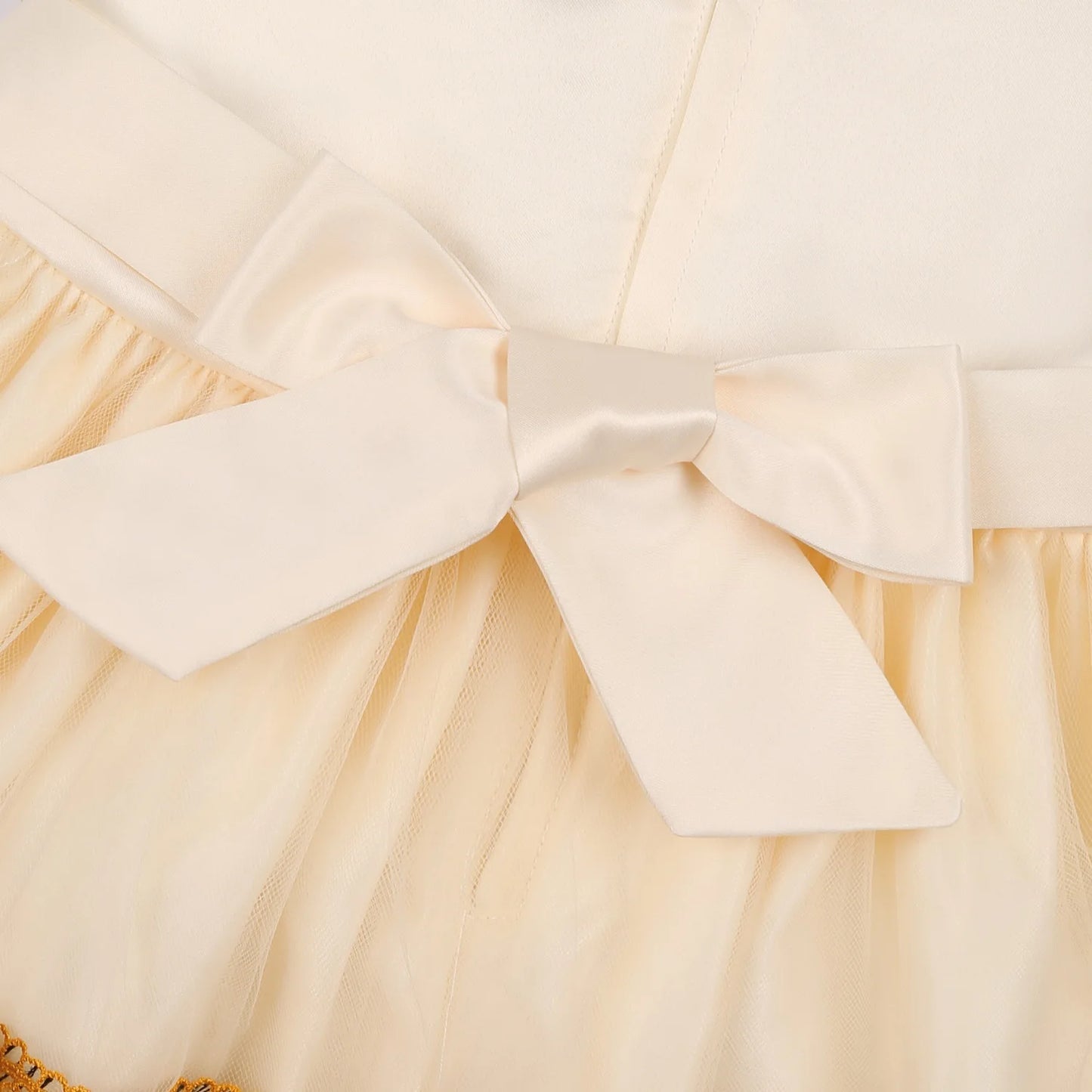 Girls Elegant Dresses Girls Princess Dress Flower Embroidery Luxury Gown Kids Piano Performance Dress Weddings Birthday Dress