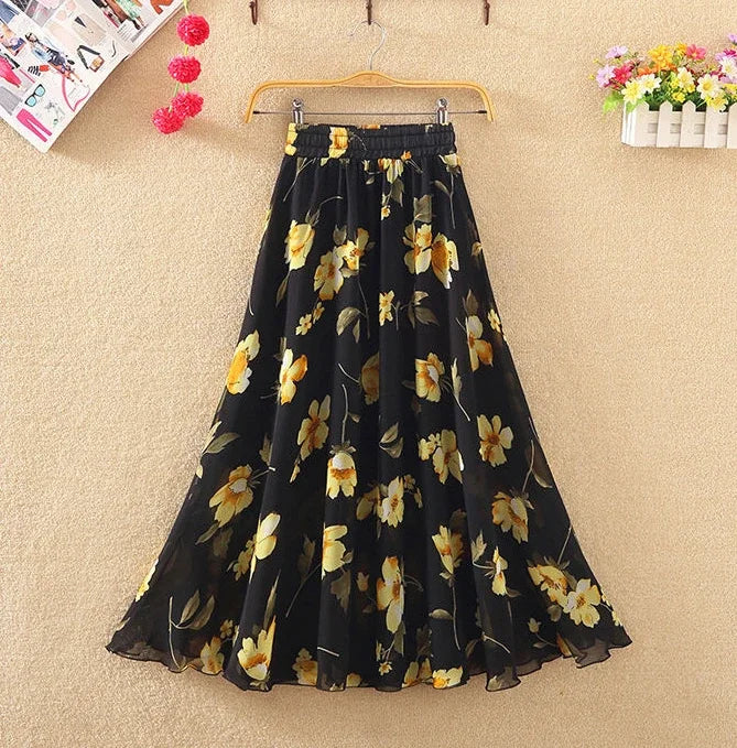 Skirts for Women Summer 2025 A Line High Waist Woman Skirt Casual Trend Modest Vintage Cheap Quality Korean Fashion Style Y2k V