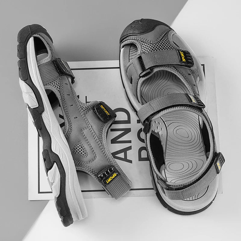 Baotou beach shoes, sandals, trendy shoes, sports outdoor slippers, versatile, non-slip and wear-resistant