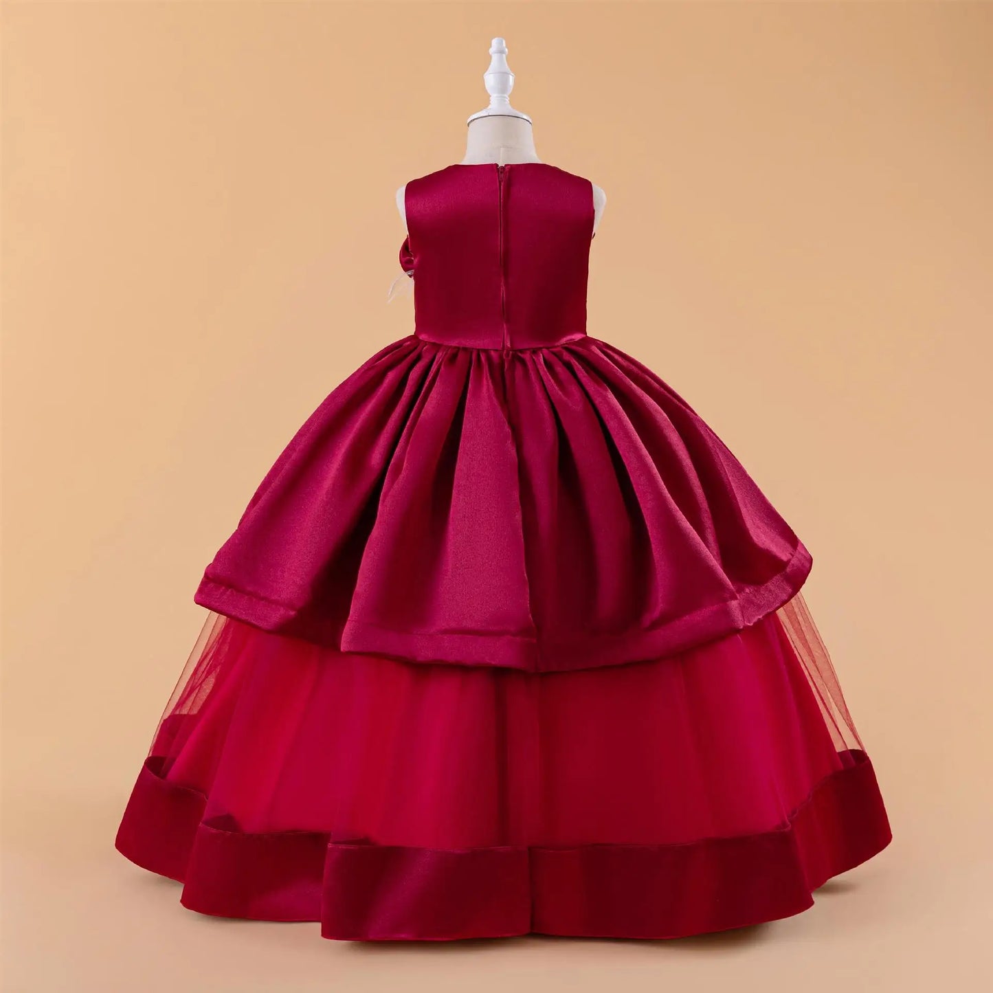 Children's Evening Gowns Flower Girl Gowns Long Dress Girls Hosting Party Birthday Gowns