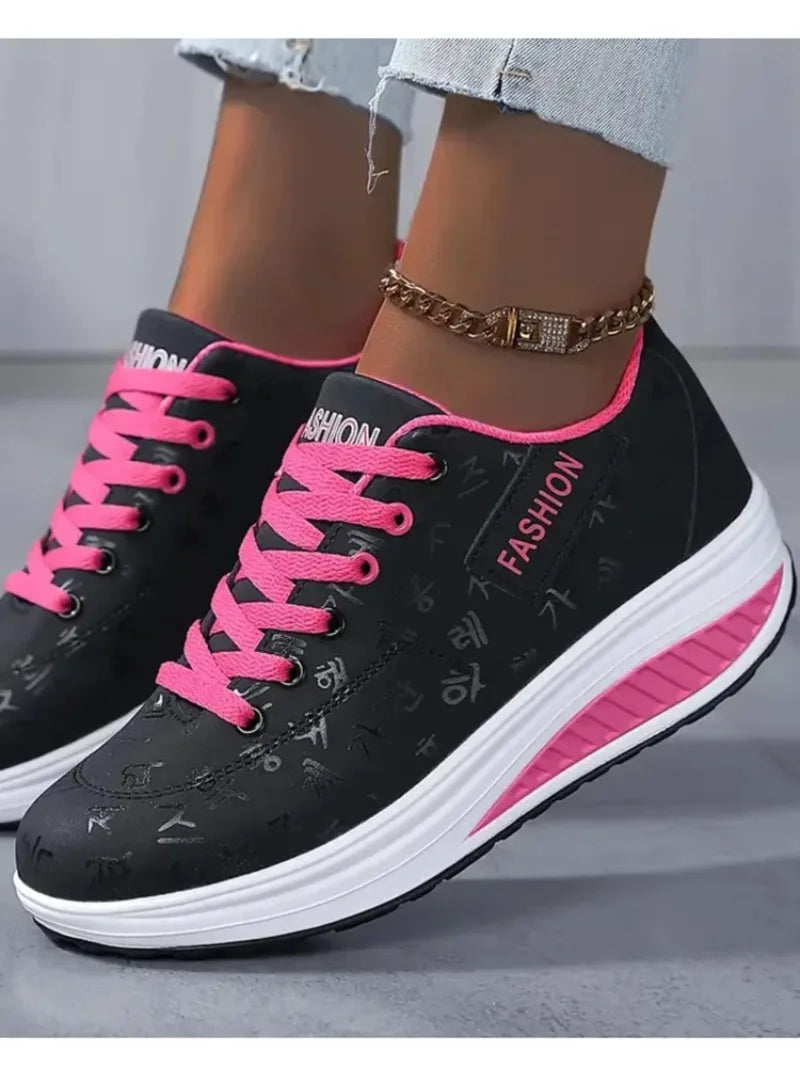 Shoes for Women Sneakers Casual Sports Shoes Comfortable Wedge Woman Sneakers Non Slip Slippers Casual Swinging Shoe Woman Shoes
