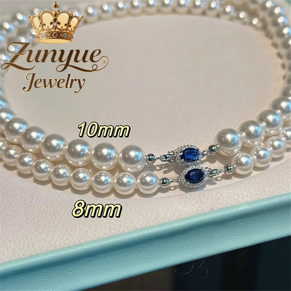 Pearl Necklace Accessory Beaded Collarbone Chain, High-End And Light Luxury Neckchain Accessory Fashion Jewelry Exquisite Luxury