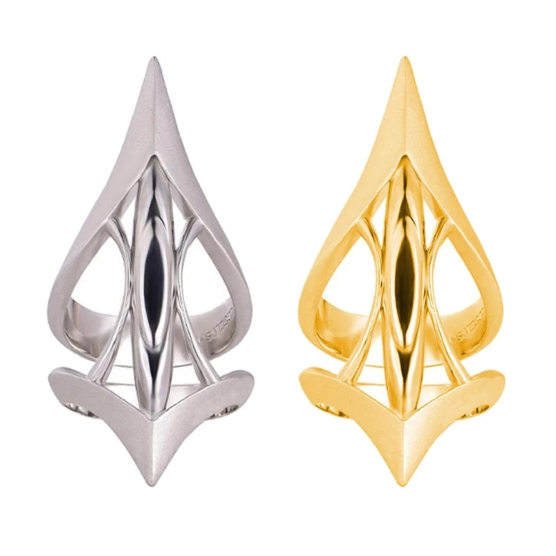 Advanced Hollow Ring Jewelry Aesthetic Open Rings Dinner Party Rings DropShip