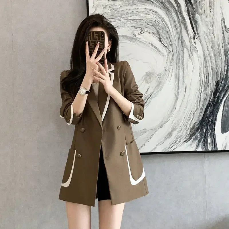 Outerwears High Quality Spring Autumn Coats for Women 2025 New Arrivals Blazer Woman In Promotion Elegant and Youth Deals Jacket