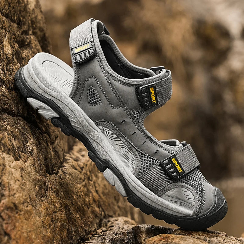 Baotou beach shoes, sandals, trendy shoes, sports outdoor slippers, versatile, non-slip and wear-resistant