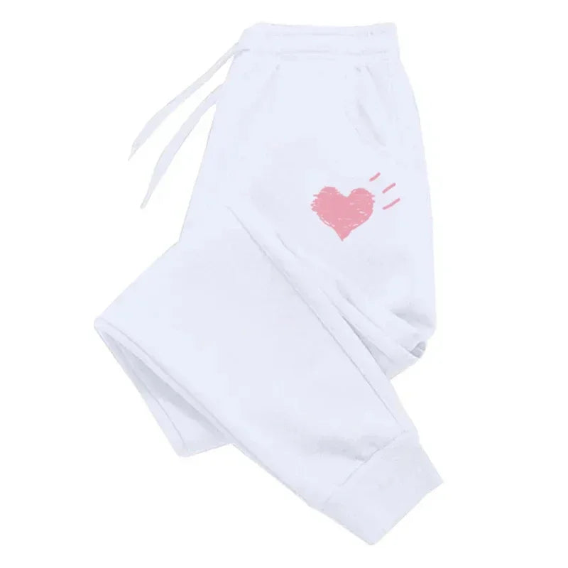 Woman Trousers  Women's Pants Hot Sales Casual Cute Kitten Outdoors Sweatpants Elastic Band Jogging Drawstring Sports Clothing