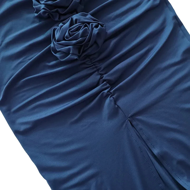 New Summer Fashion Women Skirt Streetwear Solid Skirts Appliques Sexy Split Slim Elegant Female Party Straight High Waist Skirts