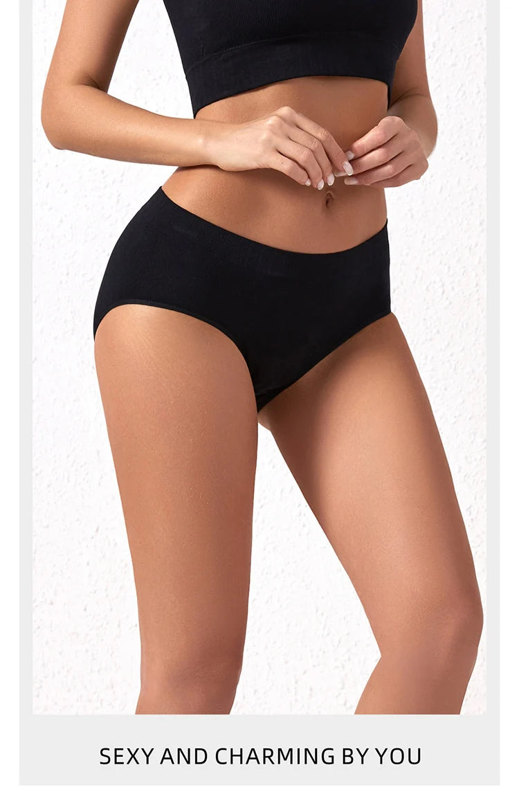 Menstrual Panties for Women Comfortable Physiological Underwear Absorbency Leak Proof Briefs Cotton Lingerie Period Underpants