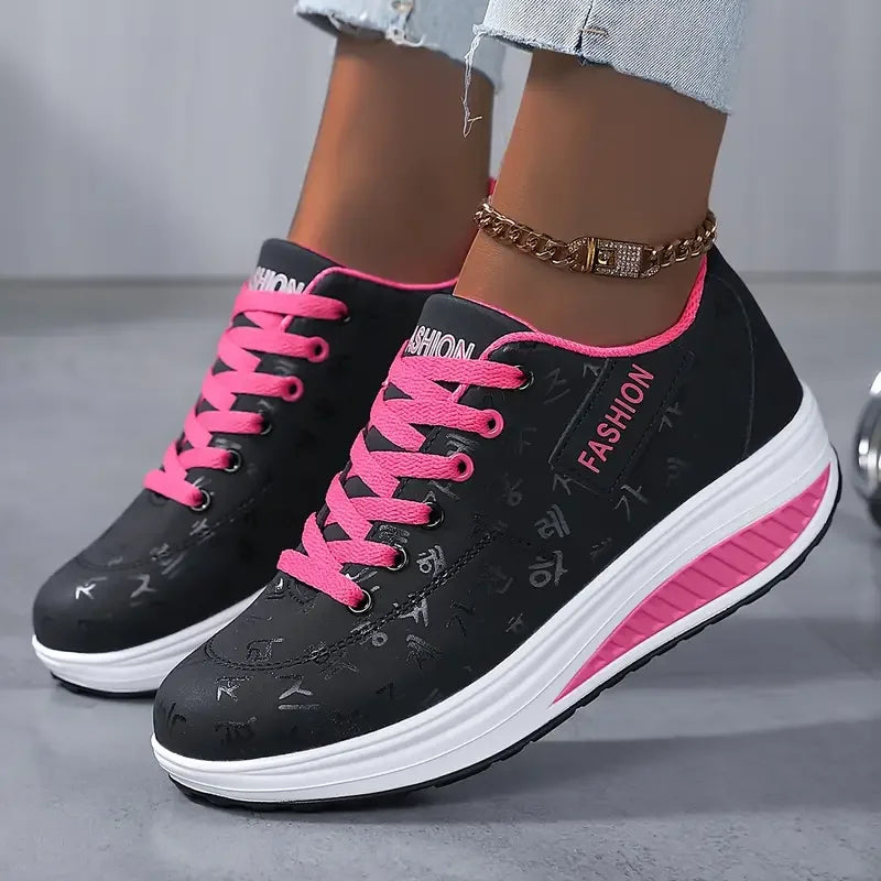Shoes for Women Sneakers Casual Sports Shoes Comfortable Wedge Woman Sneakers Non Slip Slippers Casual Swinging Shoe Woman Shoes